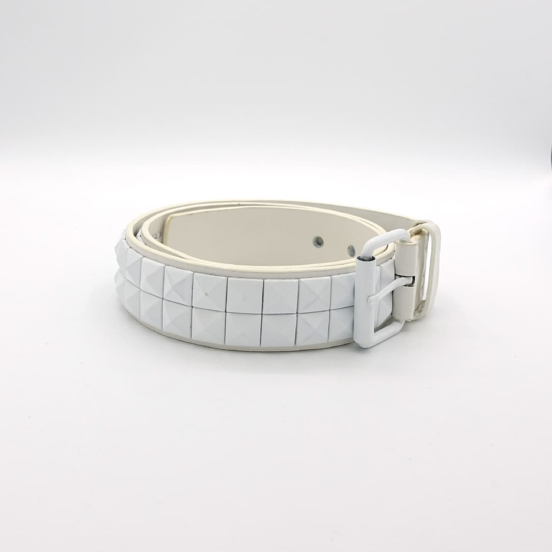 VINTAGEBELT 빈티지 화이트 스터드 벨트 상품이미지3