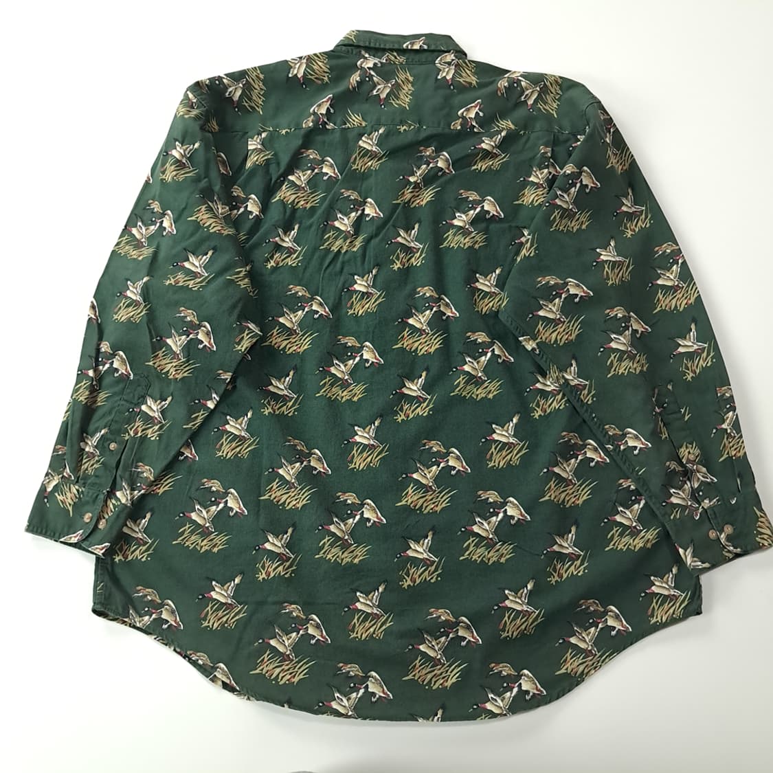 CK213 XL 덕언리미티드 90s 포레스트그린 셔츠 남방 상품이미지7