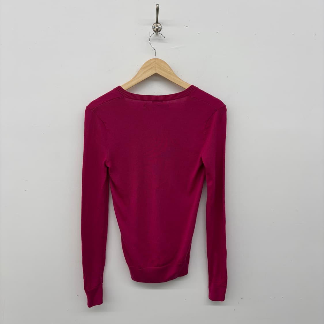 폴로 랄프로렌 핑크 V넥 니트 여성 S 상품이미지5