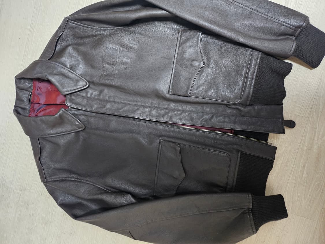 A2 핀업걸 파일럿 빈티지 가죽자켓  상품이미지2