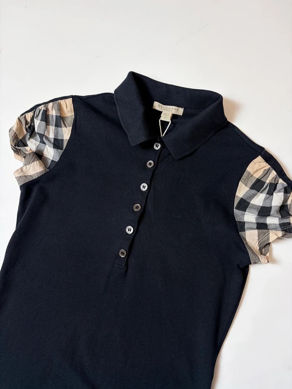 버버리 브릿 노바 체크 피케 반팔 티셔츠 PN9575 상품이미지2