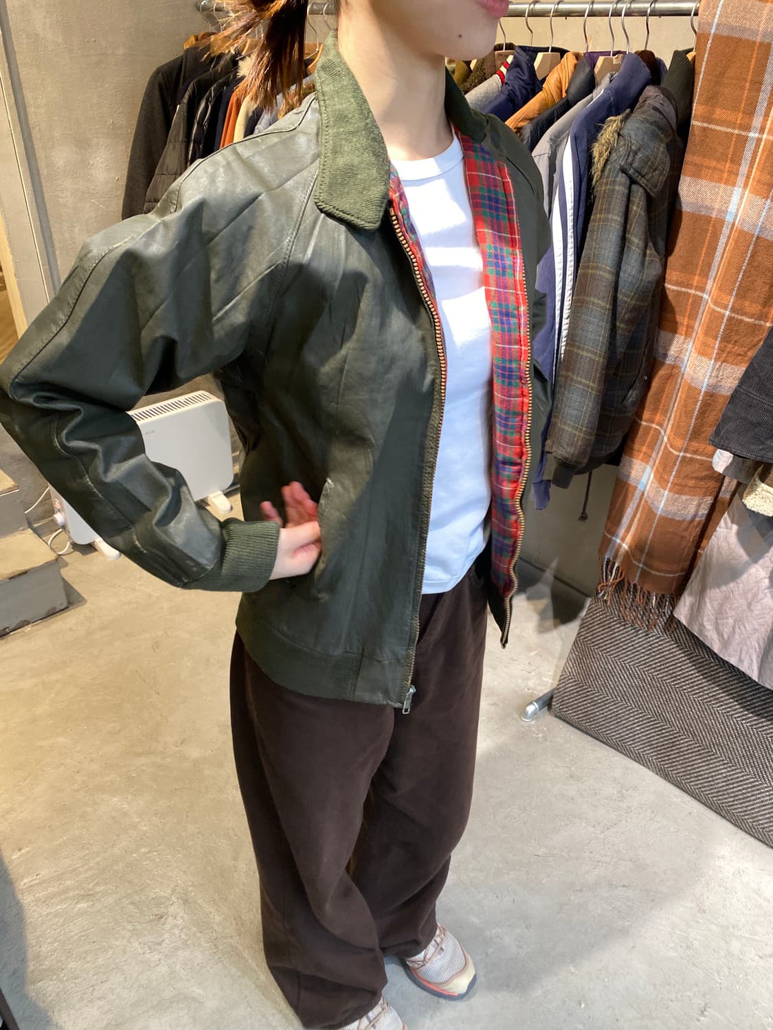 빈티지 레더자켓xs 상품이미지3