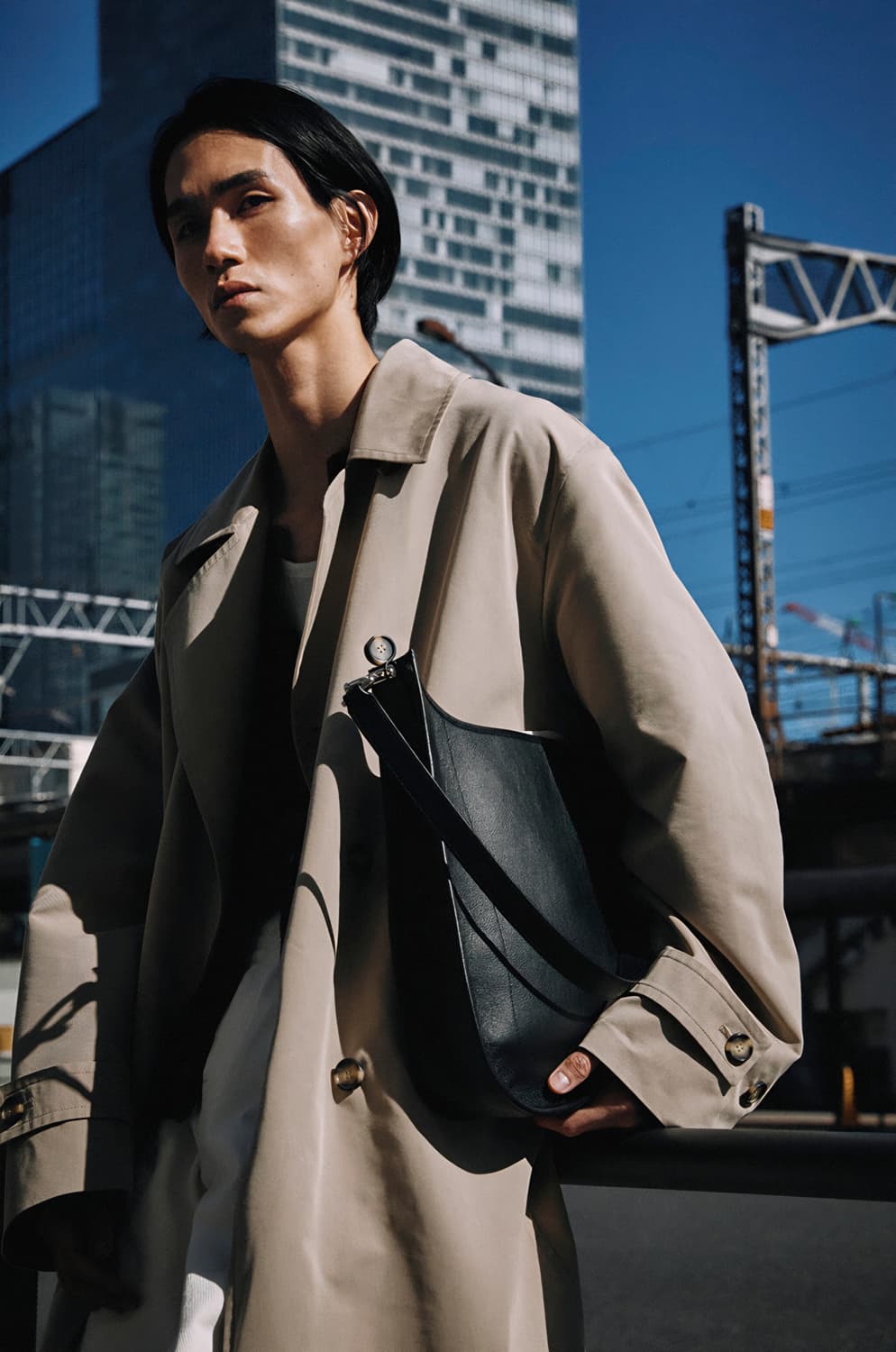 [정품] 타임옴므 24ss 레더 스트랩 숄더 크로스백 상품이미지8