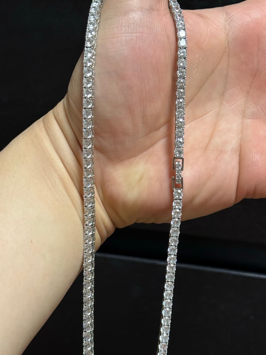 4mm 테니스체인 목걸이 45cm ㅍㅍ 상품이미지2