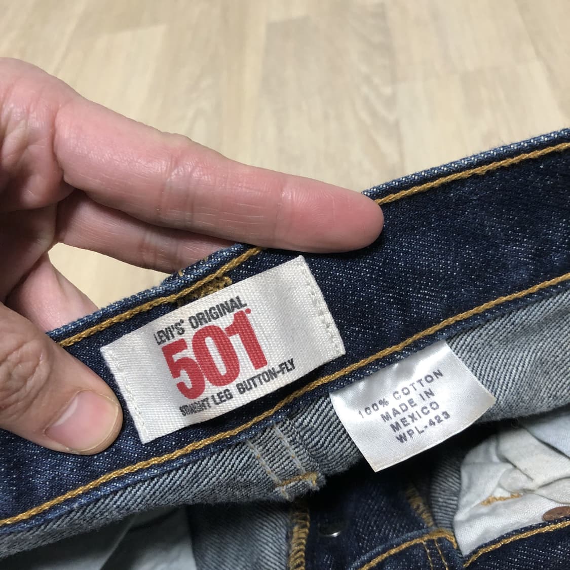 (31) 00's 리바이스 Levi's 501 스트레이트핏 중청 데님 상품이미지4
