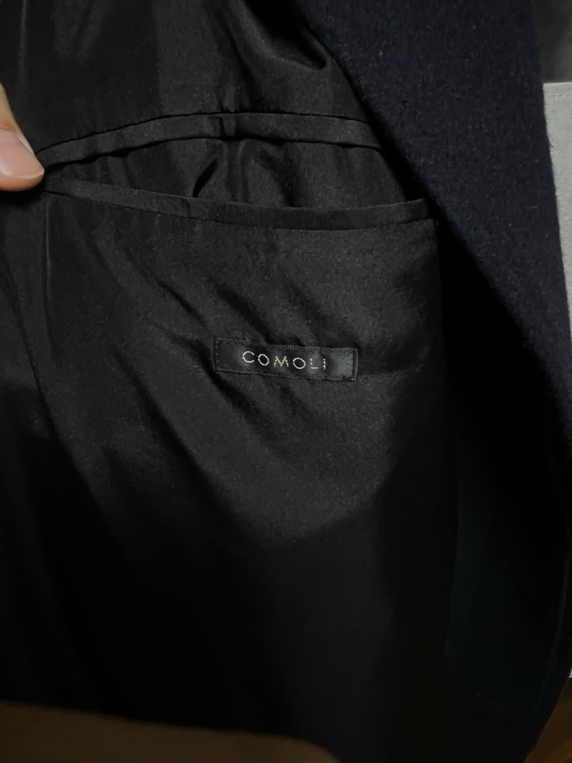 25aw 코모리 캐시미어 발카라 코트 상품이미지4