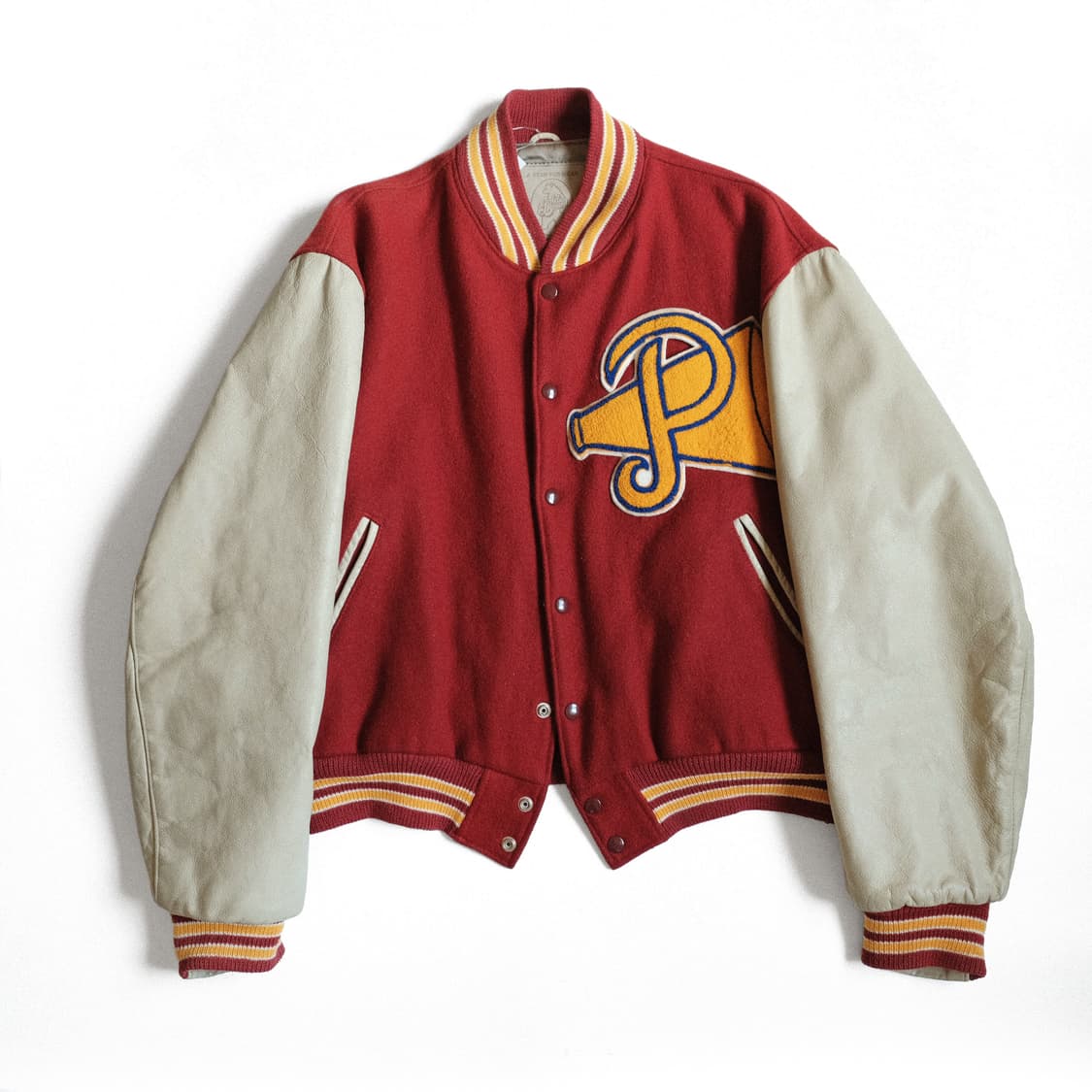 골든베어 빈티지 패치드 바시티자켓 XL사이즈 상품이미지2