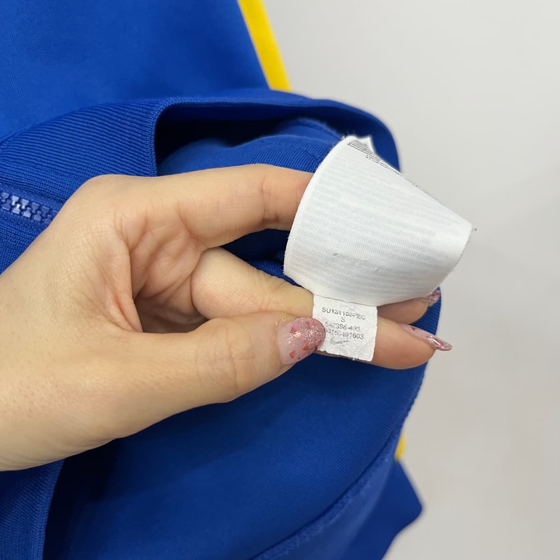 나이키 아스날 블루 옐로우 트랙탑 져지 상품이미지7