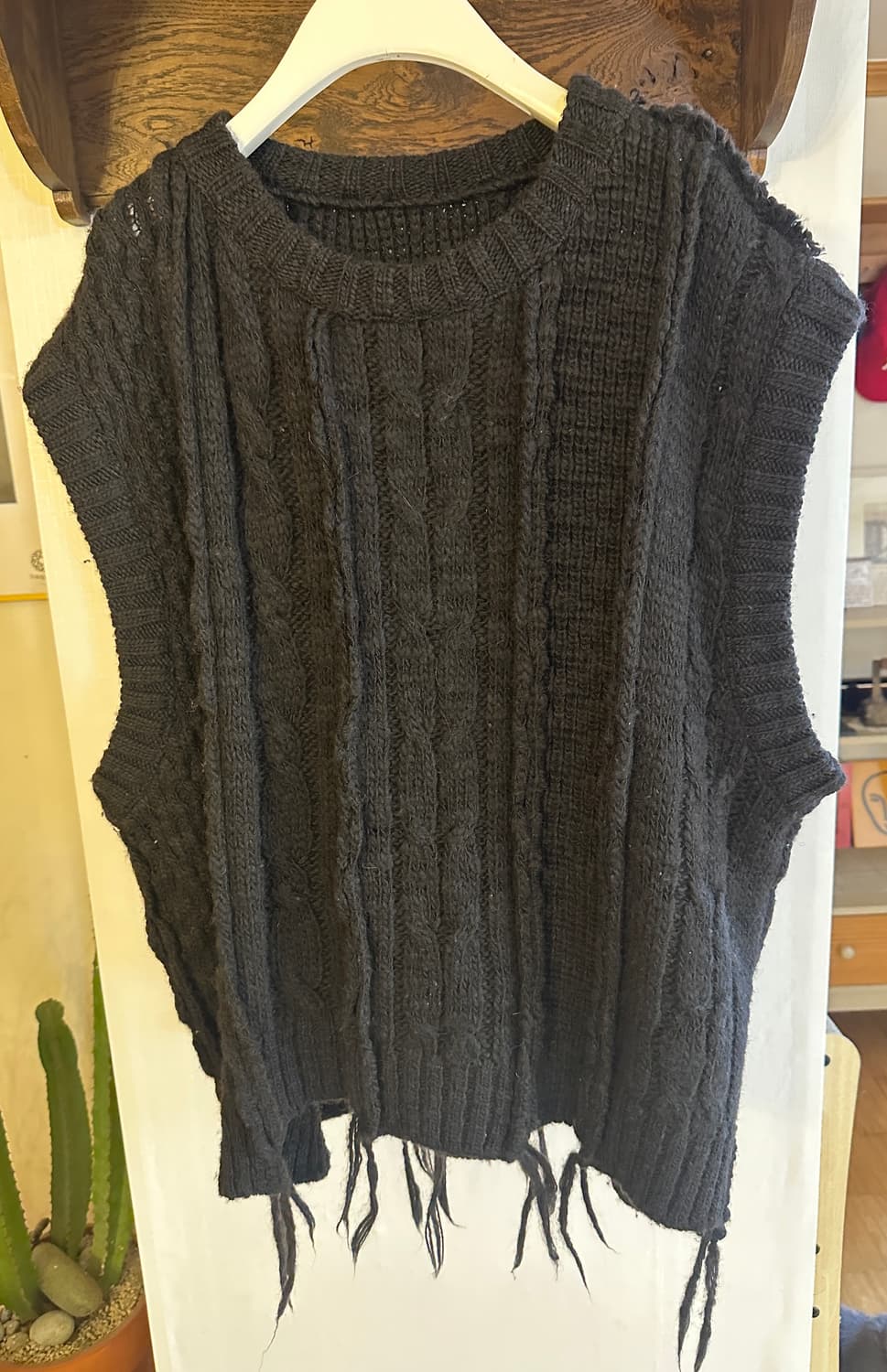 슈가힐 sugarhill 데미지 니트 베스트 (0 사이즈) 상품이미지1