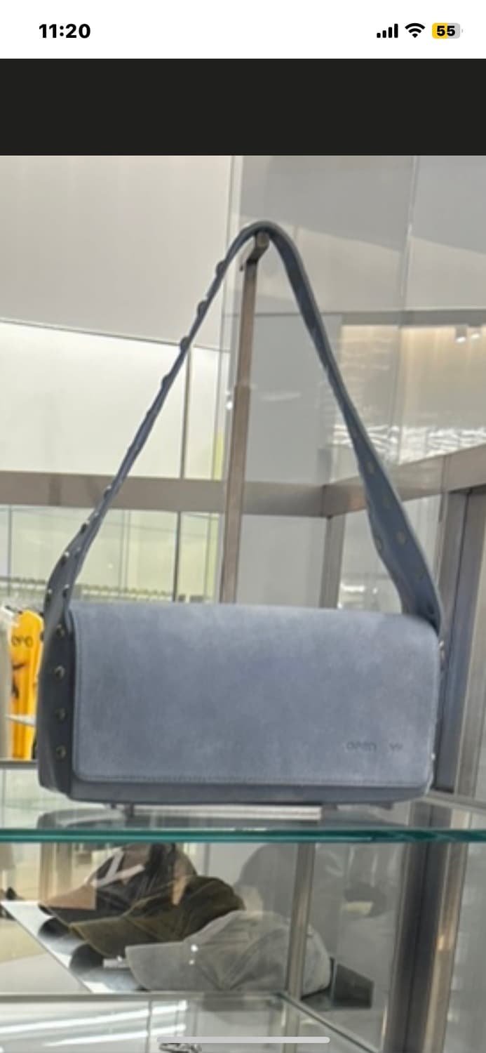 오픈와이와이 스터드 더플 백 스카이블루 상품이미지2