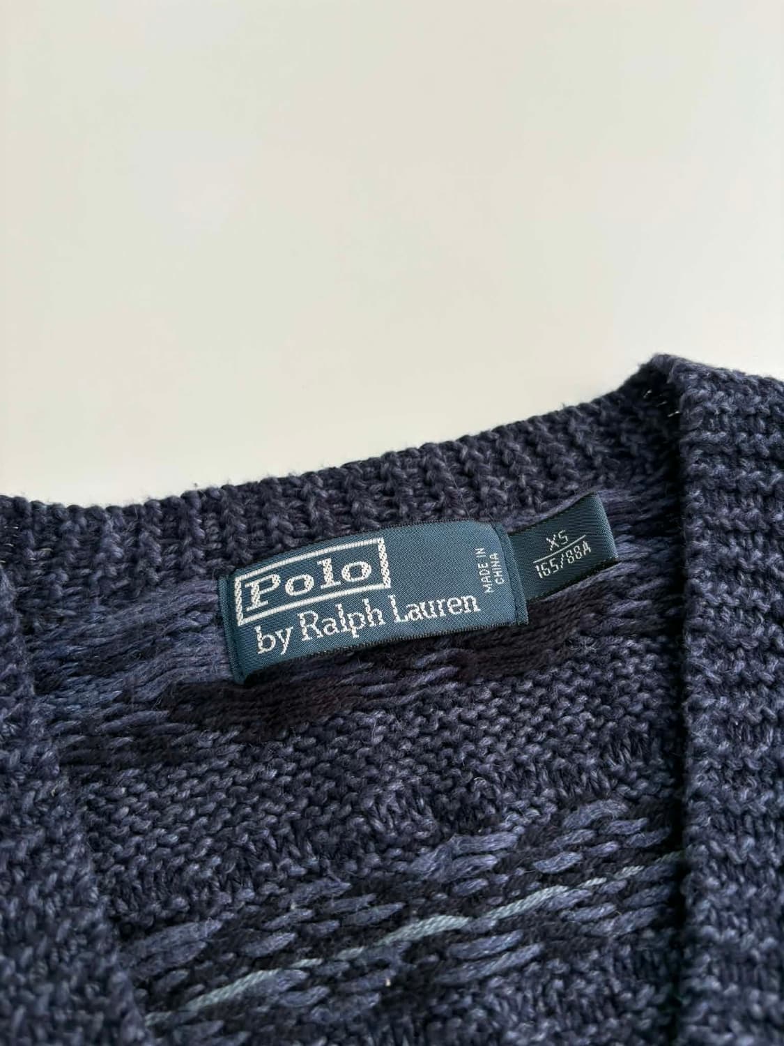 [XS] 폴로 랄프로렌 페어아일 브이넥 걸즈 패턴 니트 상품이미지3