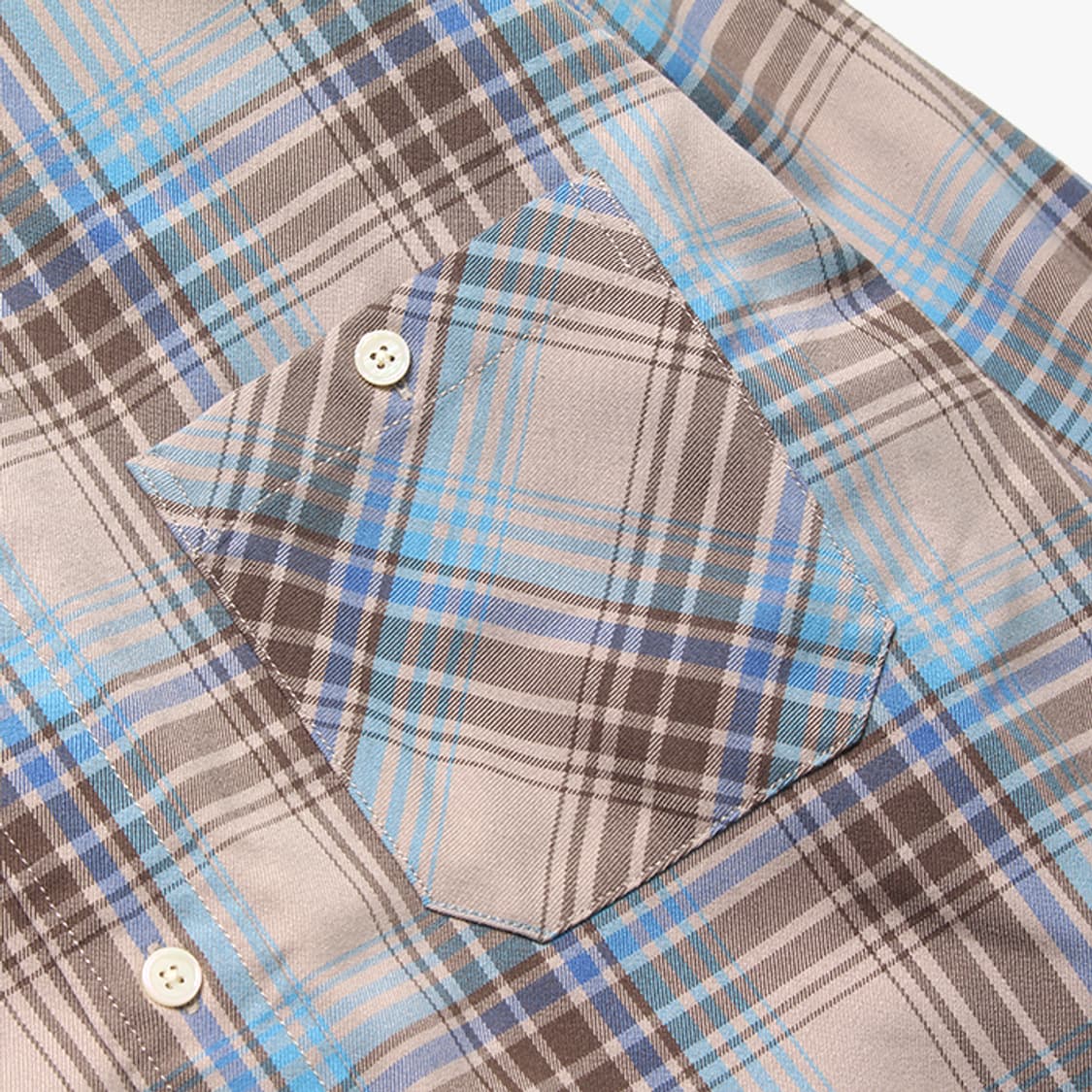  (새상품) BEAMS "Beige Check Shirts" 상품이미지4