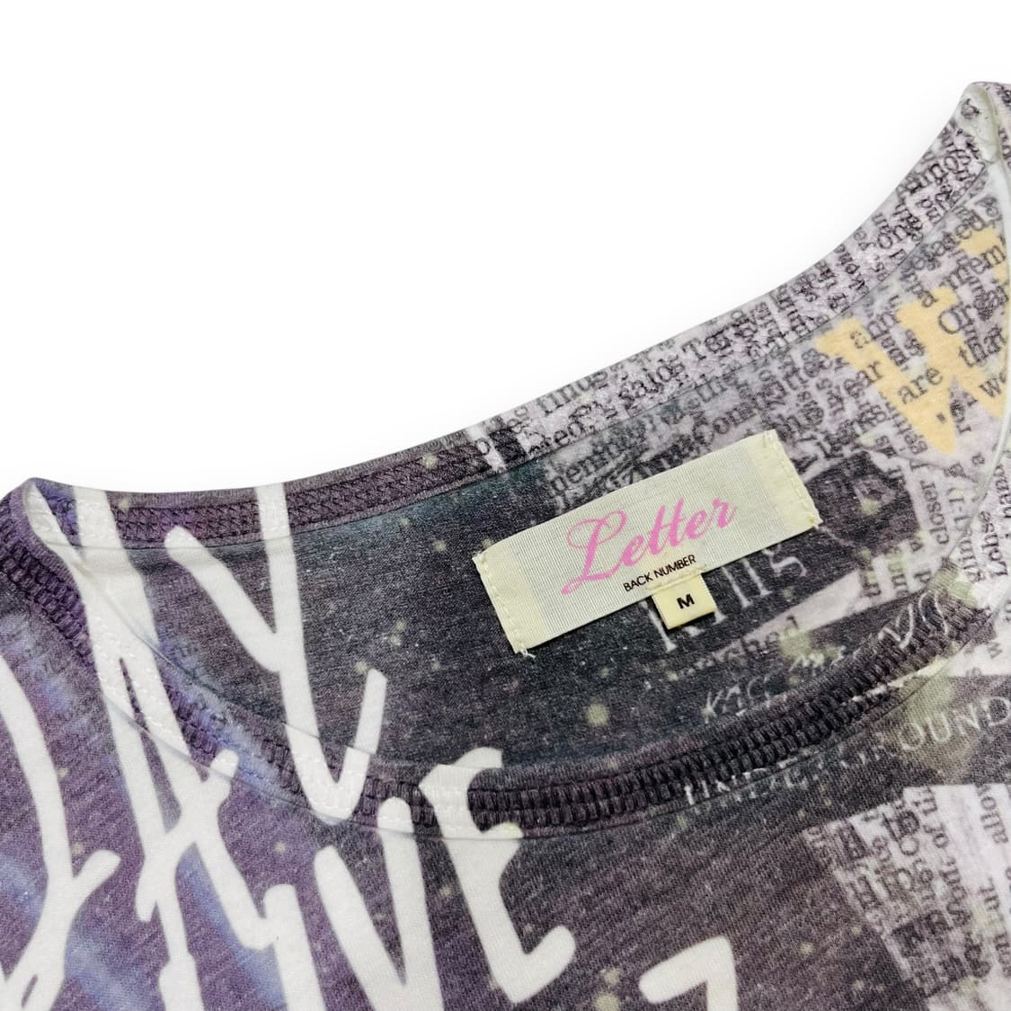 BACK NUMBER Funky Kinky Girl T-shirt 상품이미지3