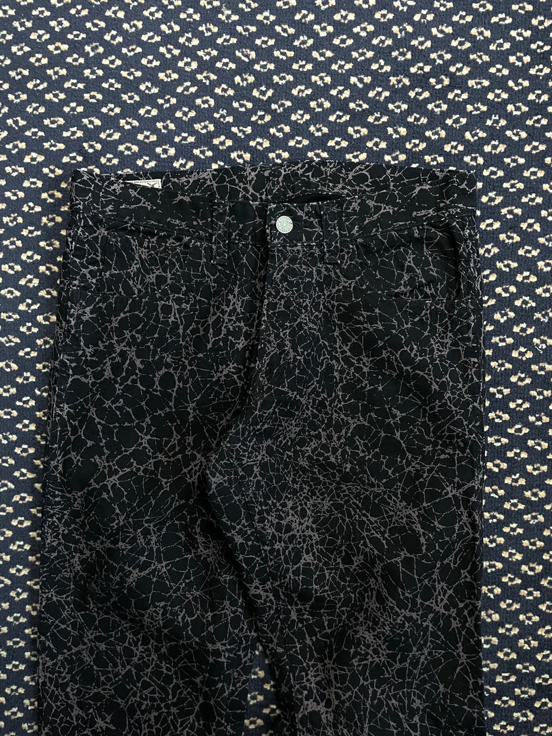 드라이본즈 크랙마블 데님팬츠 상품이미지1