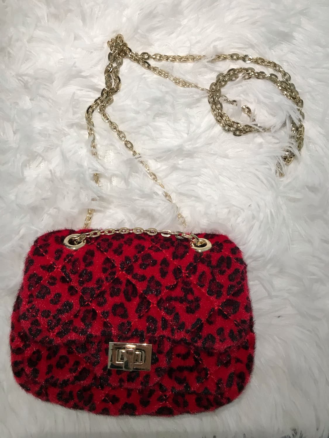 red leopard mini cross bag 상품이미지3