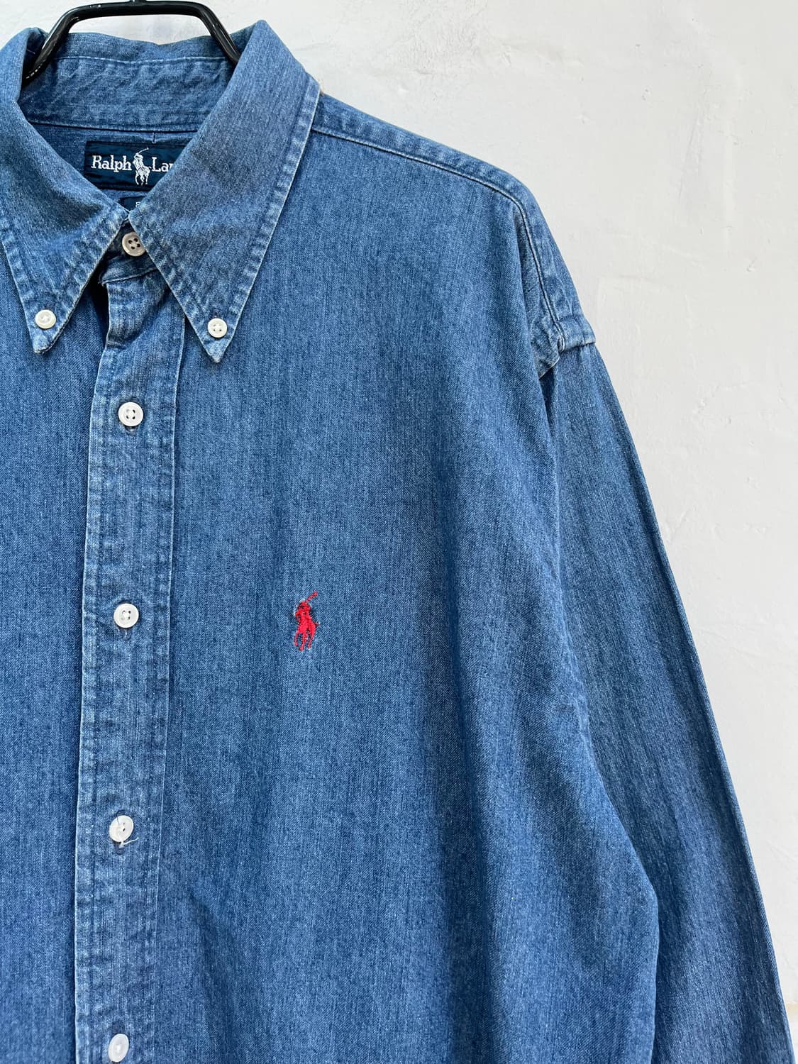 Ralph Lauren 코튼 청남방 M 상품이미지3