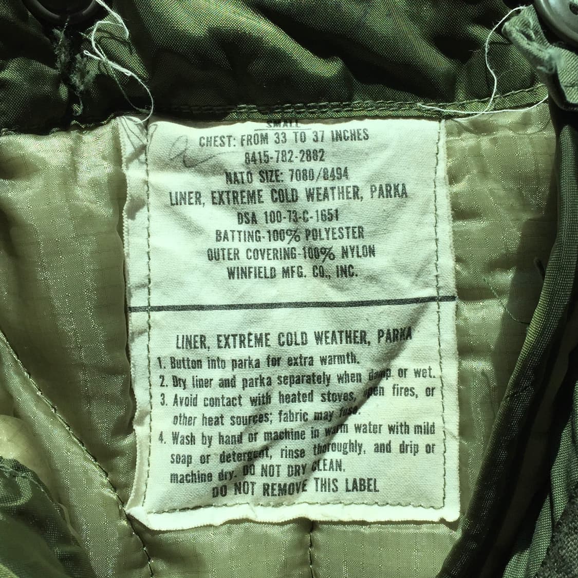 60s 1st M-65 fishtail 1세대 피쉬테일파카 개파카 상품이미지8