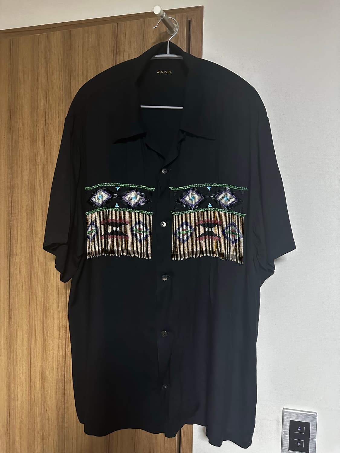 [5]캐피탈 레이온 비즈 프린지 로버 알로하 셔츠 상품이미지1