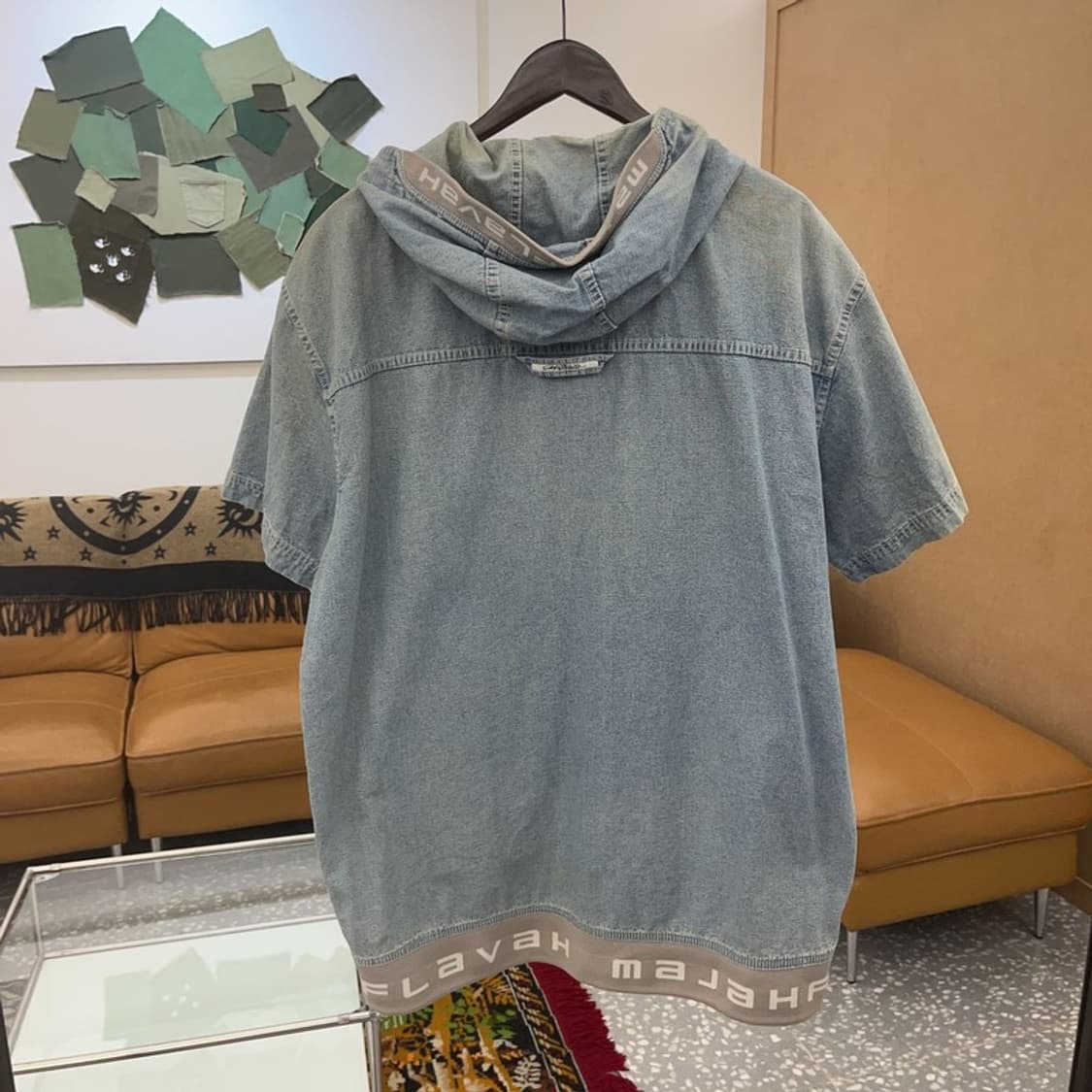 마자플라바 올드스쿨 워크 반팔 데님 집업 105 C06285 상품이미지2