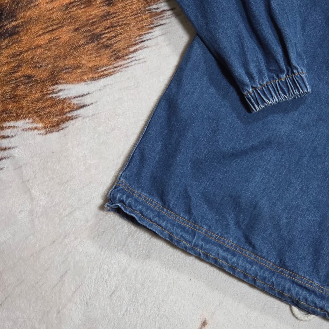 빈티지 데님 아노락 후드티 상품이미지6