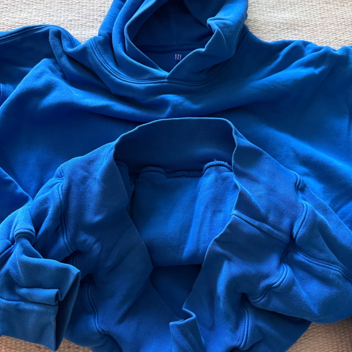 Yzy gap 퍼펙트 후드(블루) 상품이미지4