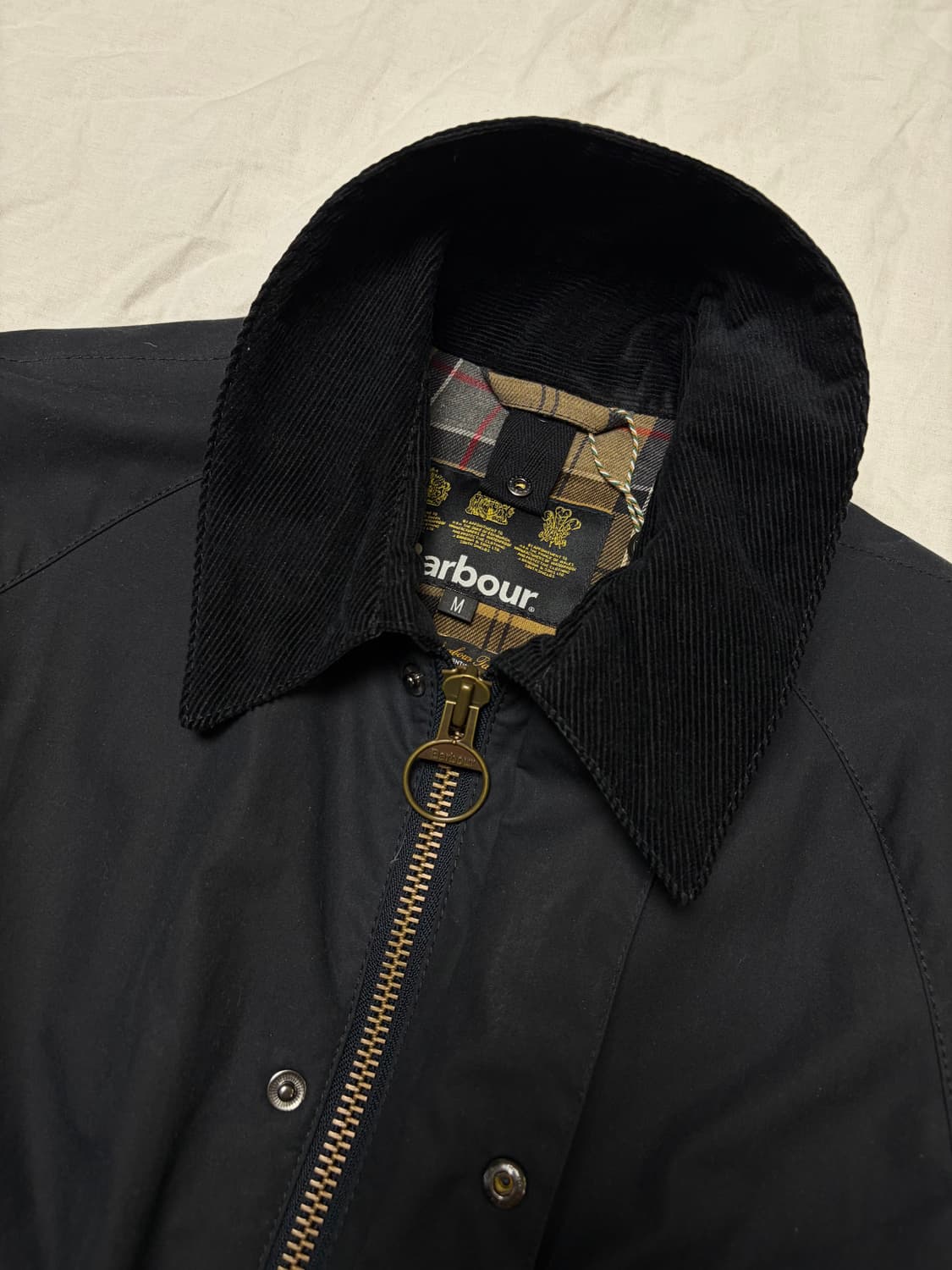 [새상품] 바버 애쉬비 왁스자켓 다크네이비 M 상품이미지3