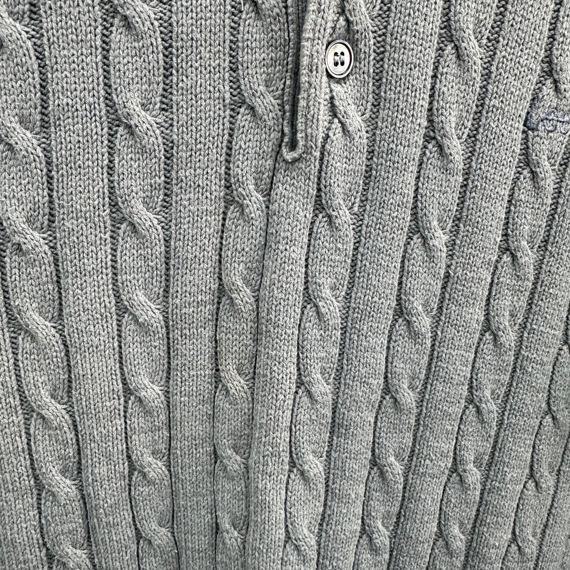 100 LEE 리 남자 꽈배기 카라 니트 상품이미지5