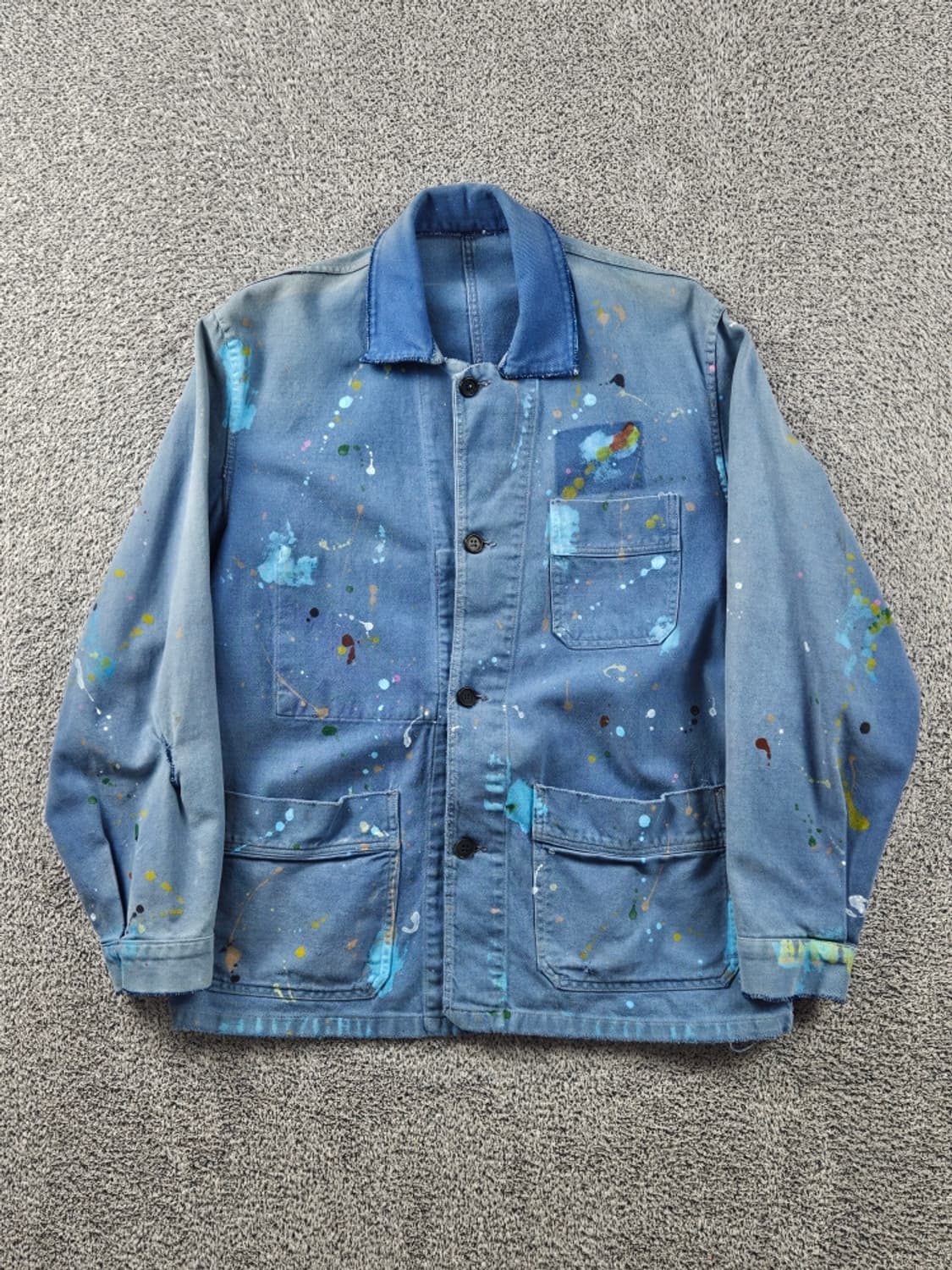 3포켓 페인티드 프렌치 워크 자켓 ( M추정 ) / 11260 상품이미지2