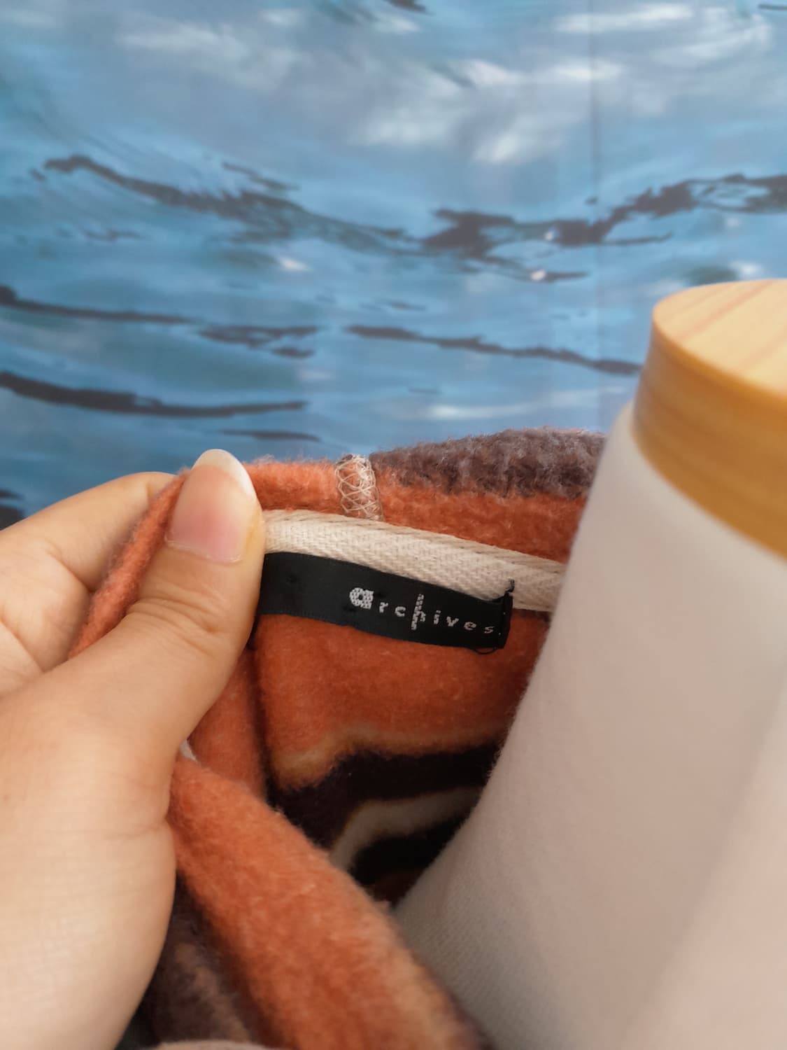 딸기우유 핑크 스트라이프 후드집업 상품이미지6