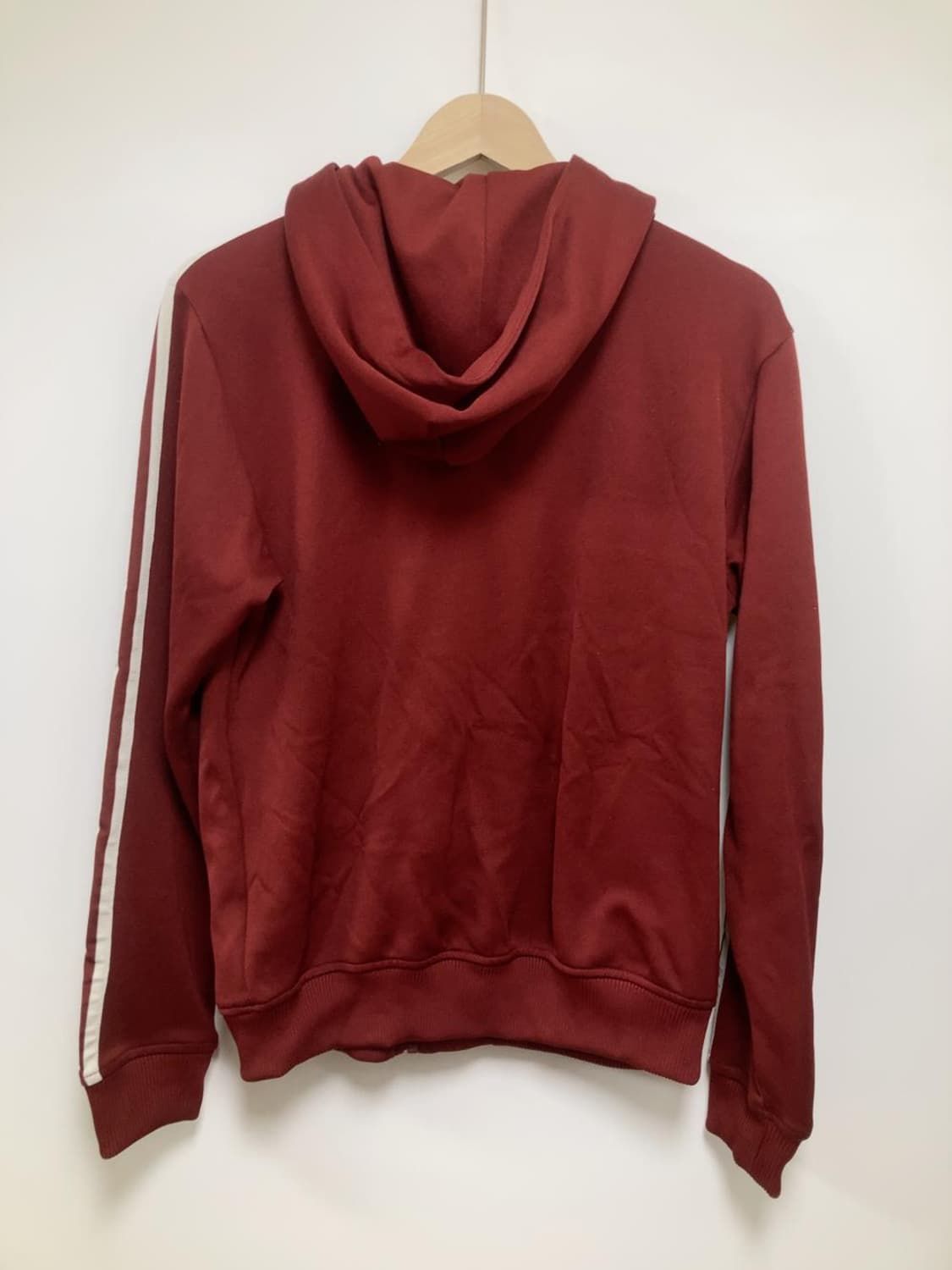 아디다스 버건디 후드 집업 자켓 와인 져지 트랙탑 집업 상품이미지5