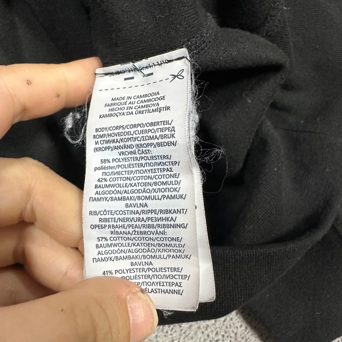 ✨ (바배) 폴로 랄프로렌 블랙 맨투맨  상품이미지5