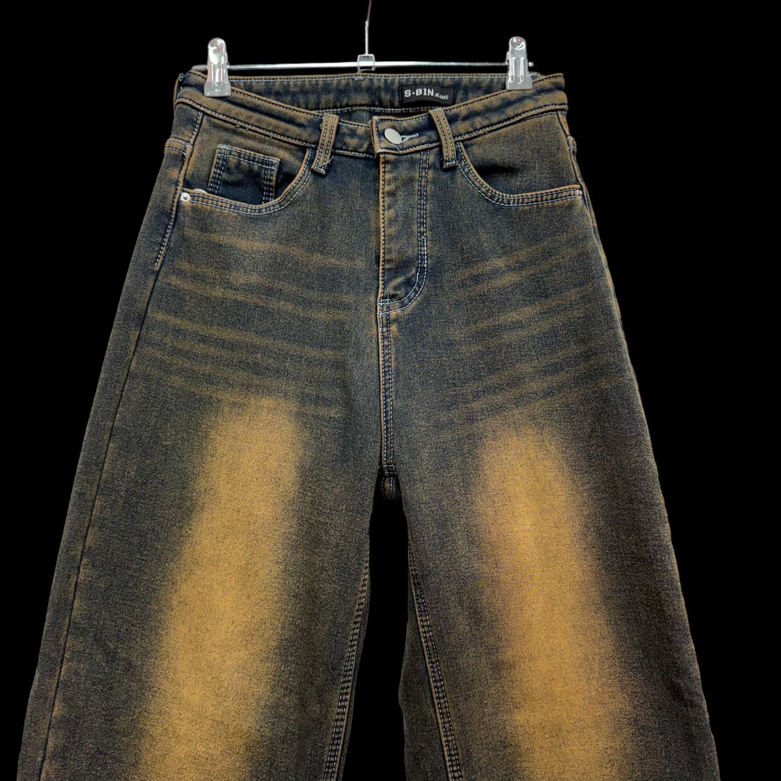 Vintage Brown Sand Washed Denim 상품이미지2