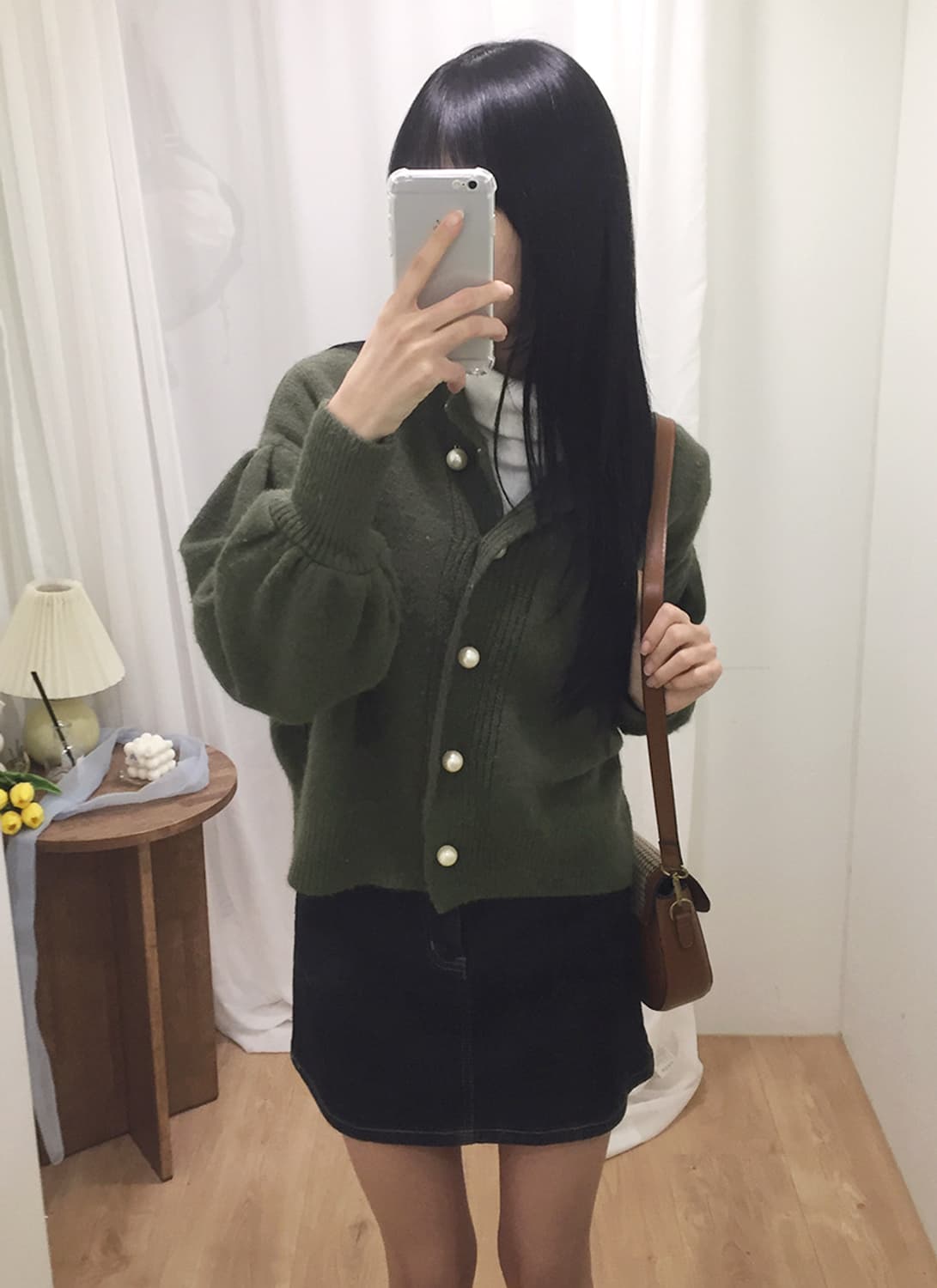 여성 라코스테 니트 가디건 100 상품이미지1