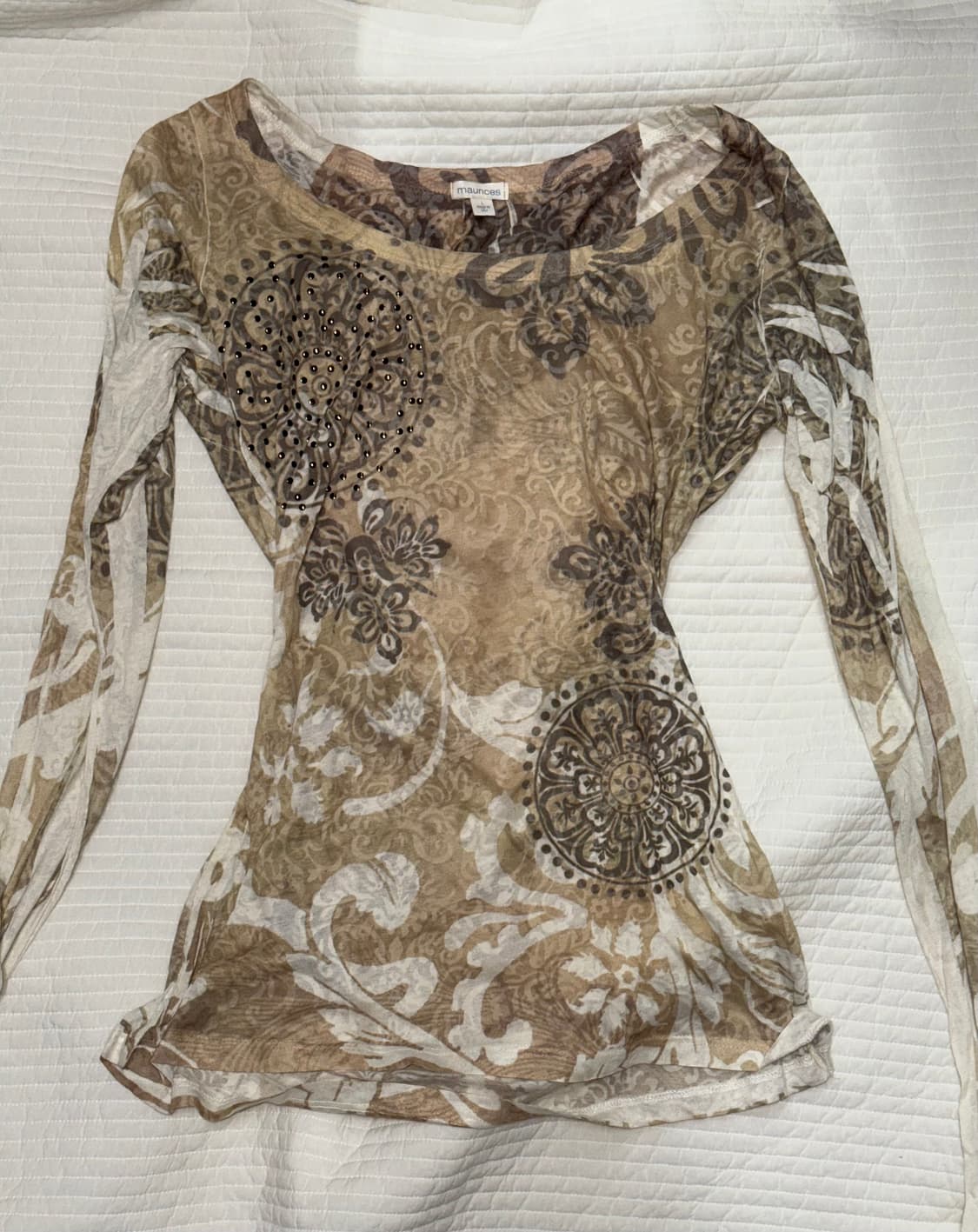 오리엔탈 y2k 빈티지 롱슬리브 긴팔 티셔츠 상품이미지1