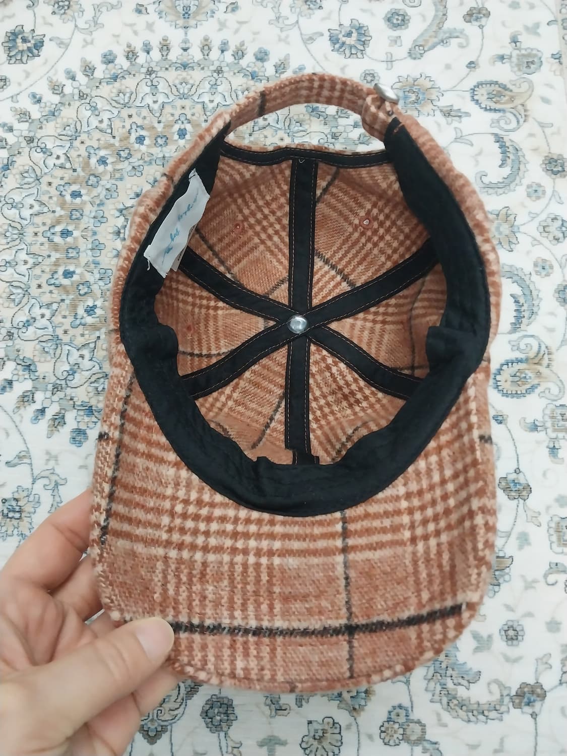 jpn 라이트온 너티독 체크무늬 볼캡 상품이미지6