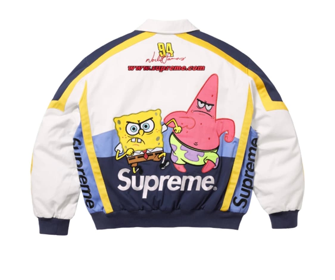 슈프림 x 스폰지밥 레이싱 자켓 상품이미지2