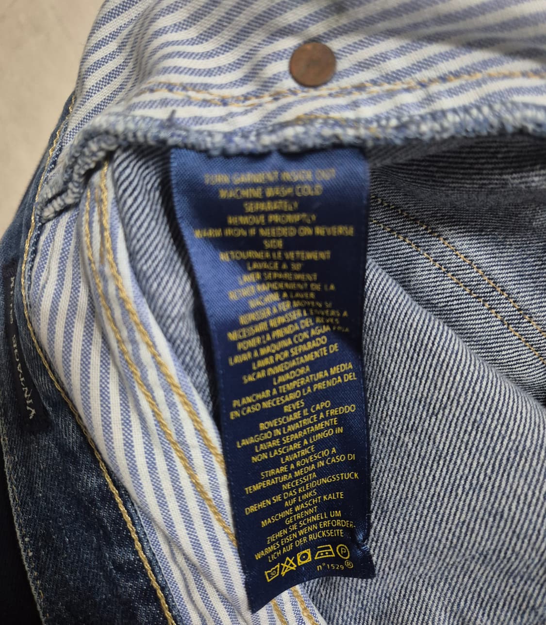 POLO RUGBY 폴로  랄프로렌  럭비 데님 청바지 30 상품이미지5