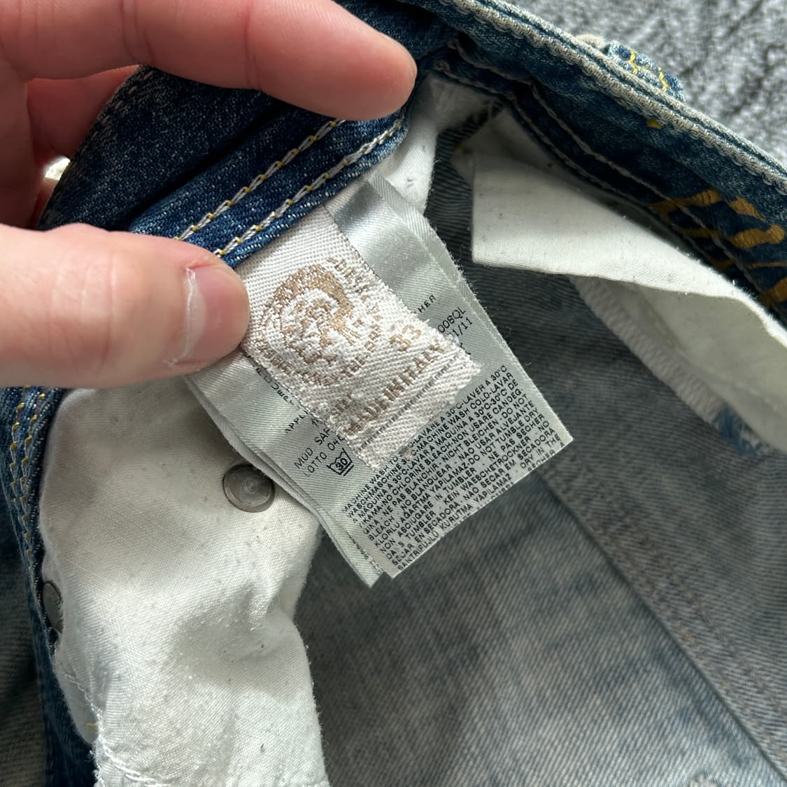 디젤 사파도 워싱 빈티지 데님 팬츠 상품이미지8