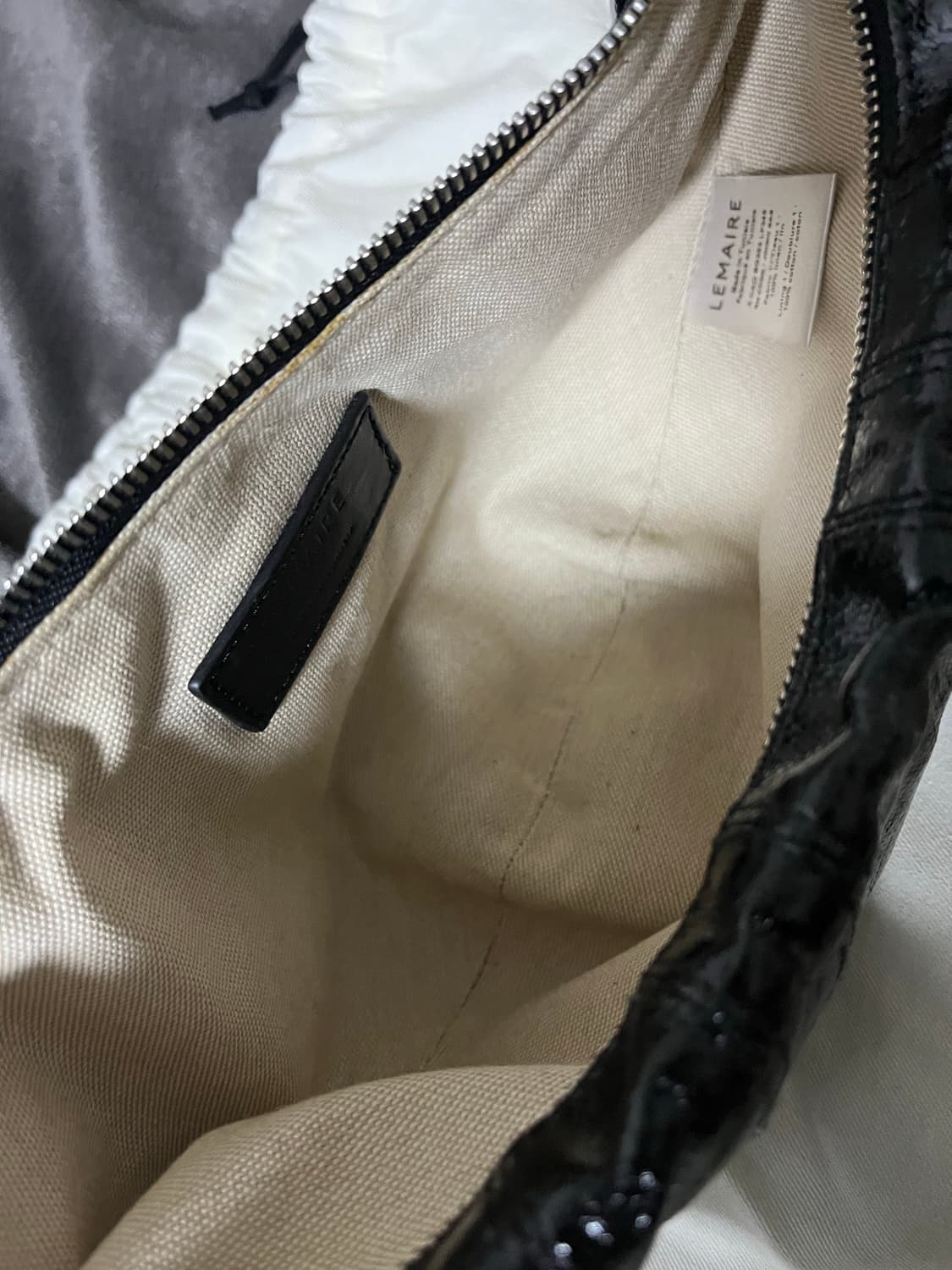 르메르 코티드 린넨 범백 블랙 스몰 상품이미지2