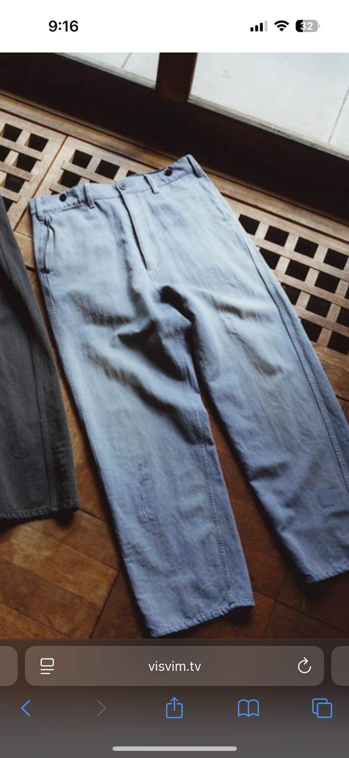 Visvim alper pants dmgd 3사이즈 상품이미지3