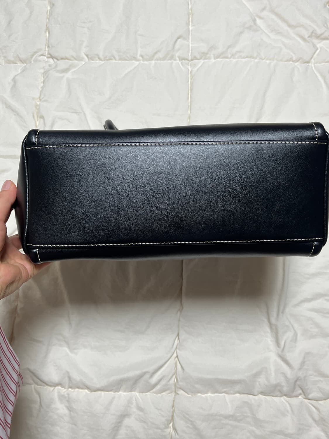 마지셔우드 소프트토트 블랙 플레인(소가죽) 상품이미지7