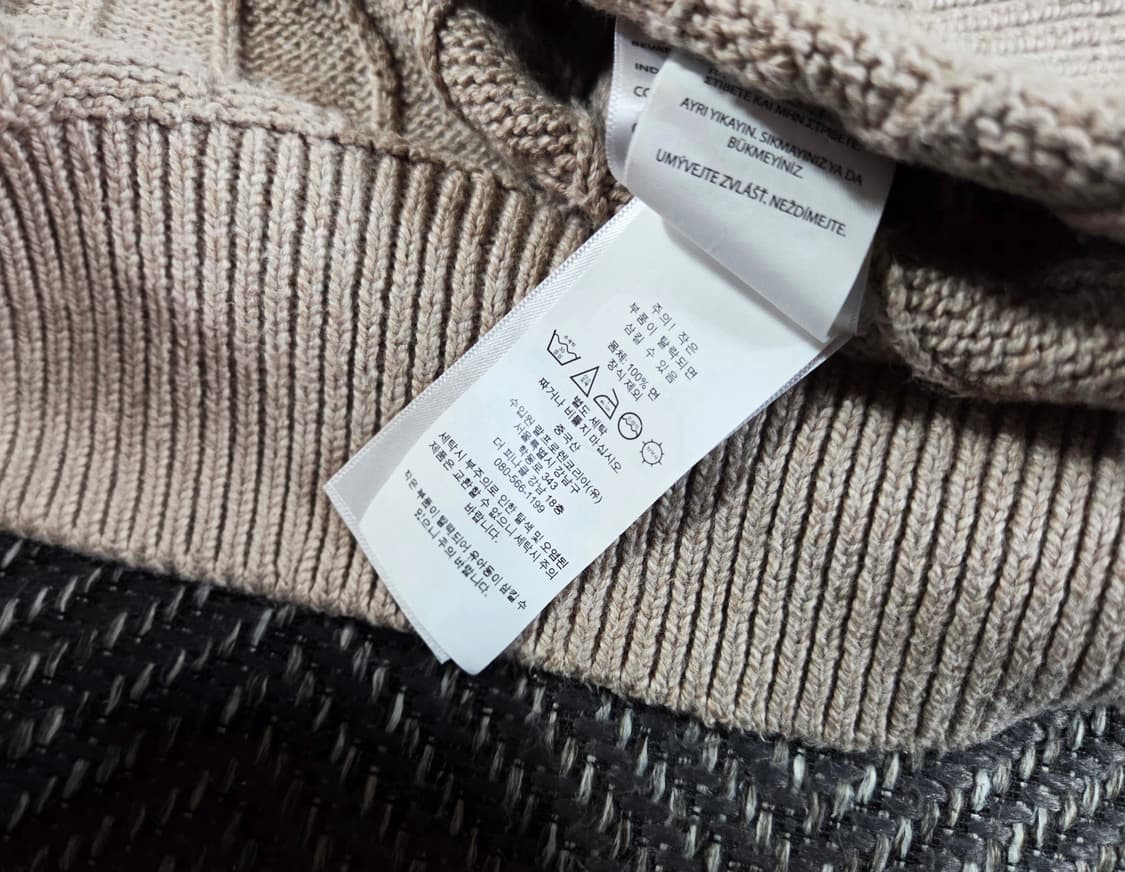 신형 QR 폴로 랄프로렌 케이블 반집업 하프집업 상품이미지6