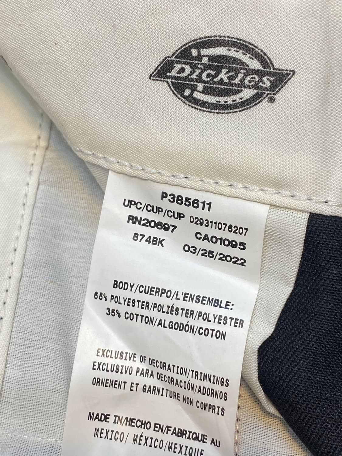 디키즈 블랙 워크 팬츠 상품이미지9