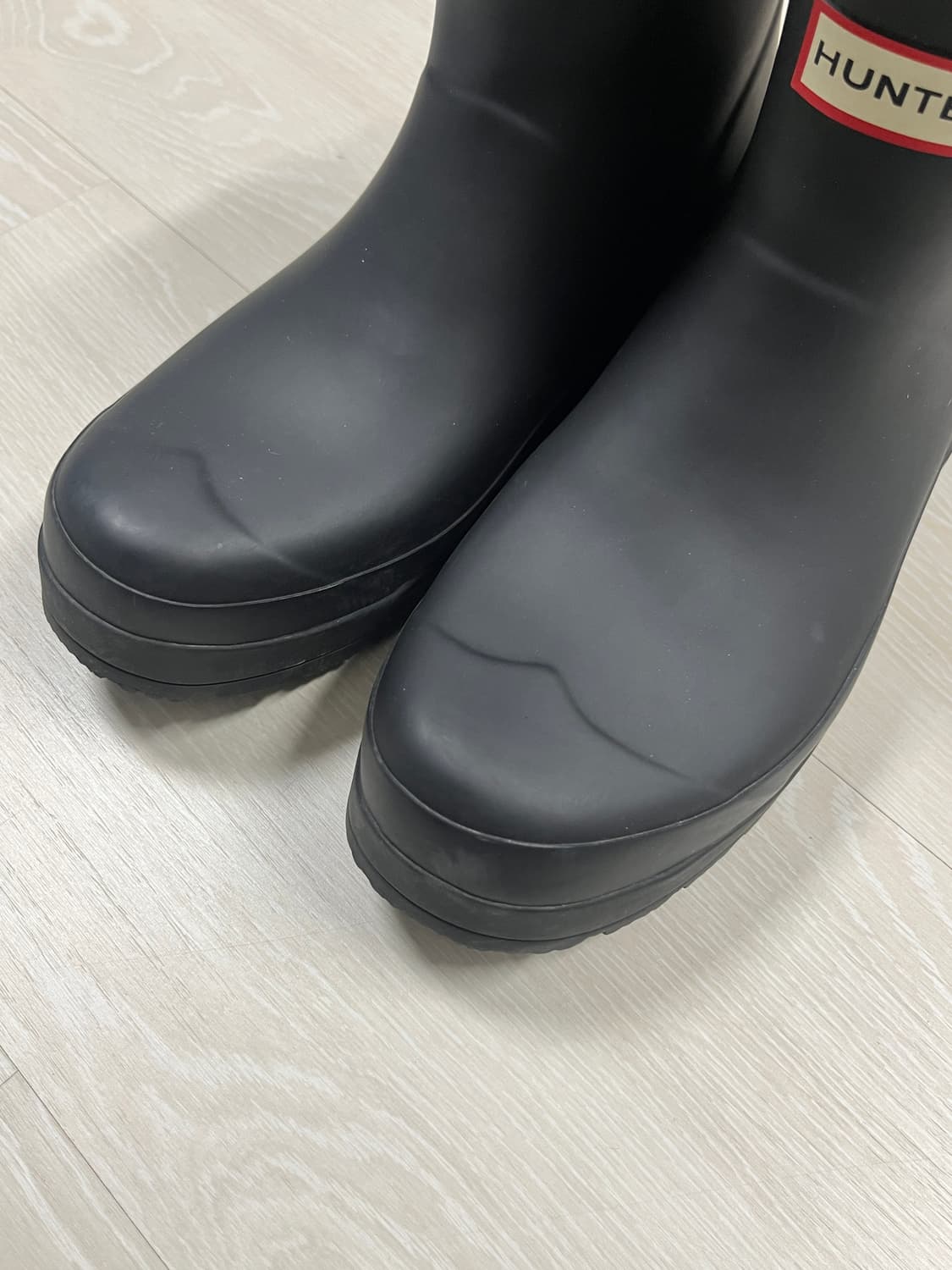 헌터 플레이 숏 레인부츠 블랙 250 상품이미지2