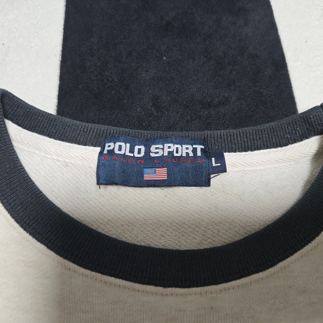 L 폴로스포츠 USA 스웻셔츠 아이보리 상품이미지4