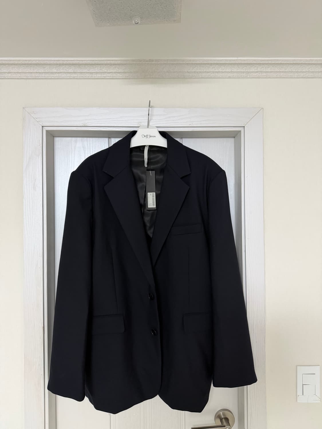 (새상품 급처) 정가 27만원 노이어 럭스울 테일러드 자켓 52 상품이미지2