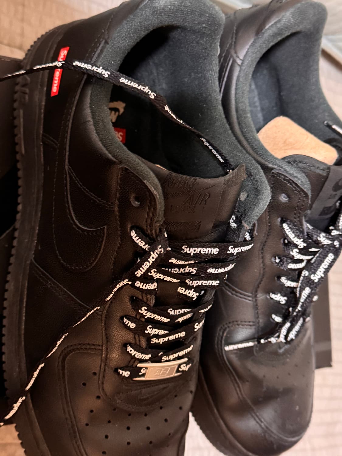 슈프림 에어포스 265 올검 트리플 블랙 상품이미지3