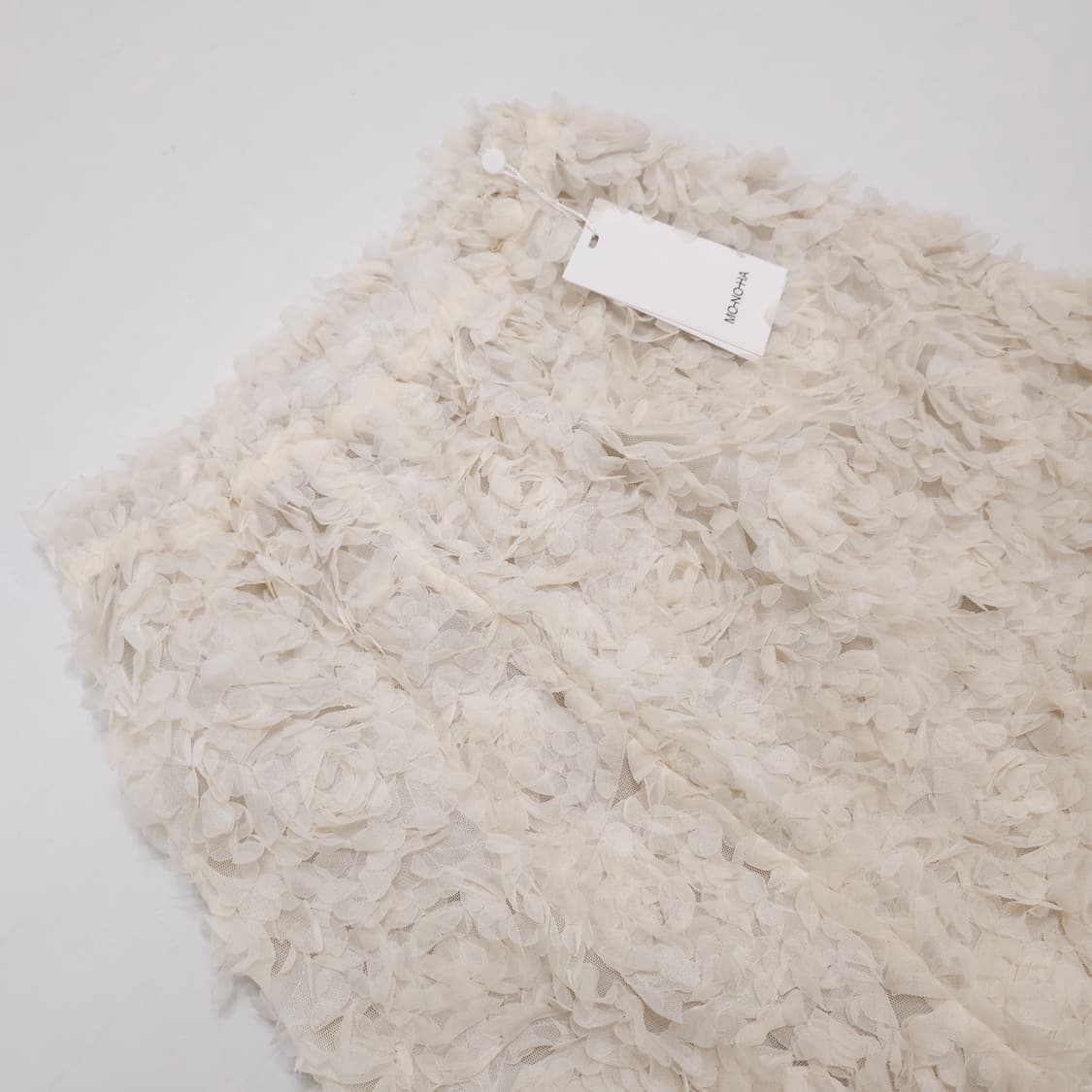 새상품) Monoha 모노하 페더 밴딩 스커트 상품이미지3