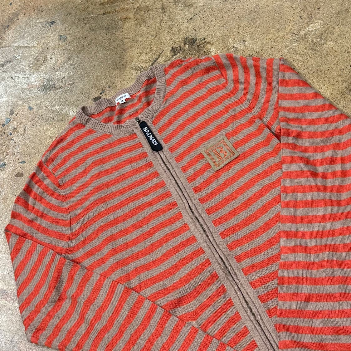 [정품/M] 발망 스트라이프 집업 가디건 b17 상품이미지1