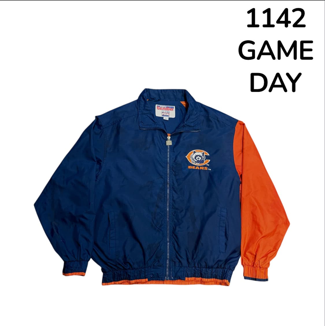 90s 스타터 nfl  베어스 올드스쿨 바람막이 L 상품이미지2